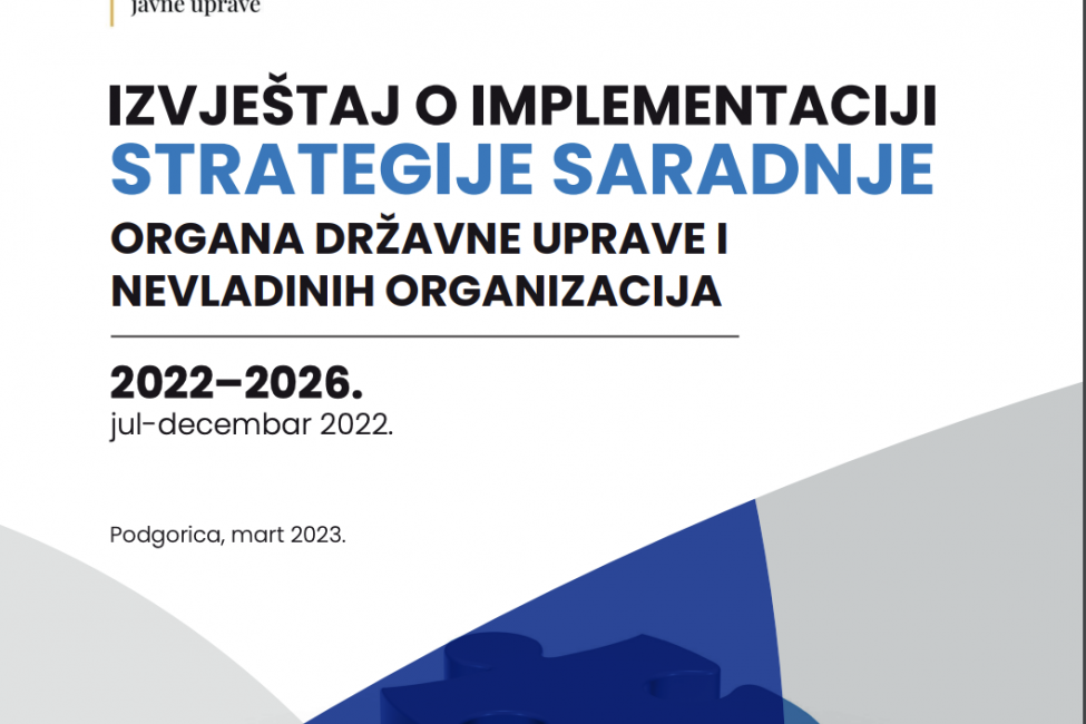 Usvojen Izvještaj o implementaciji Strategije saradnje organa državne uprave i NVO 2022-2026, za 2022. godinu